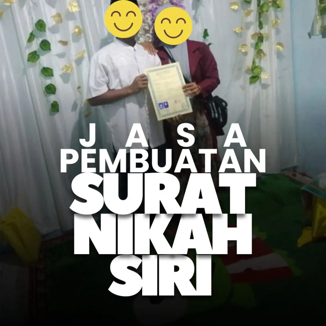 Jasa Pembuatan Surat Nikah Siri